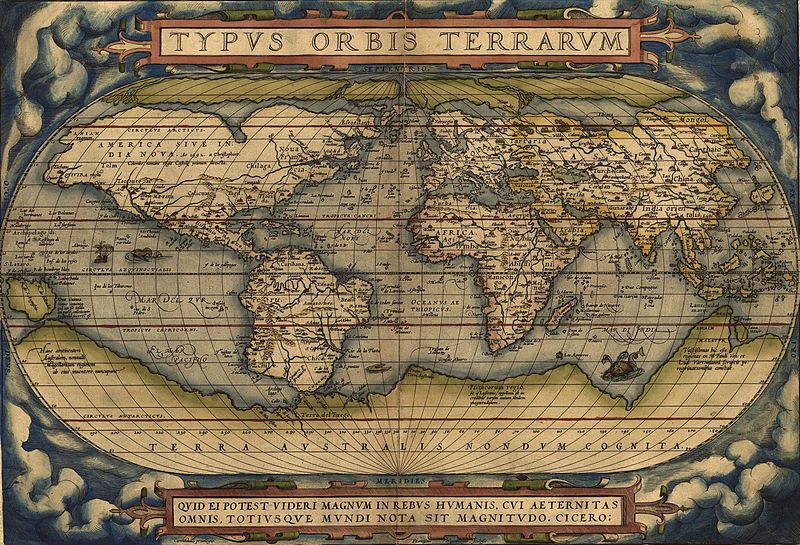 Galapagos People: Abraham Ortelius Map 1570